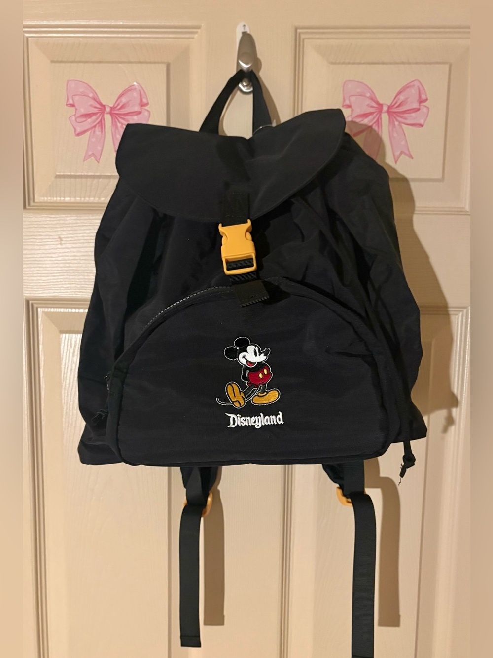 Disney Parks Mickey Mouse Icon Disneyland Resort Adult Backpack Black Classic